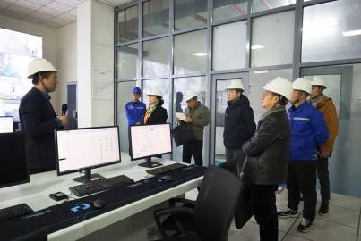 马边县人大常委会拉一巫芝一行到蜀能矿产磷酸铁锂厂调研